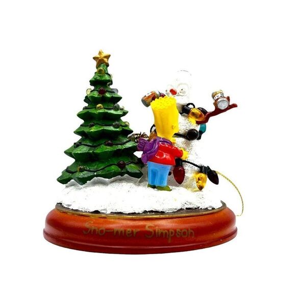 Other - The Simpsons Sno-Mer Simpson Bradford 2002 Illuminated Christmas Ornament